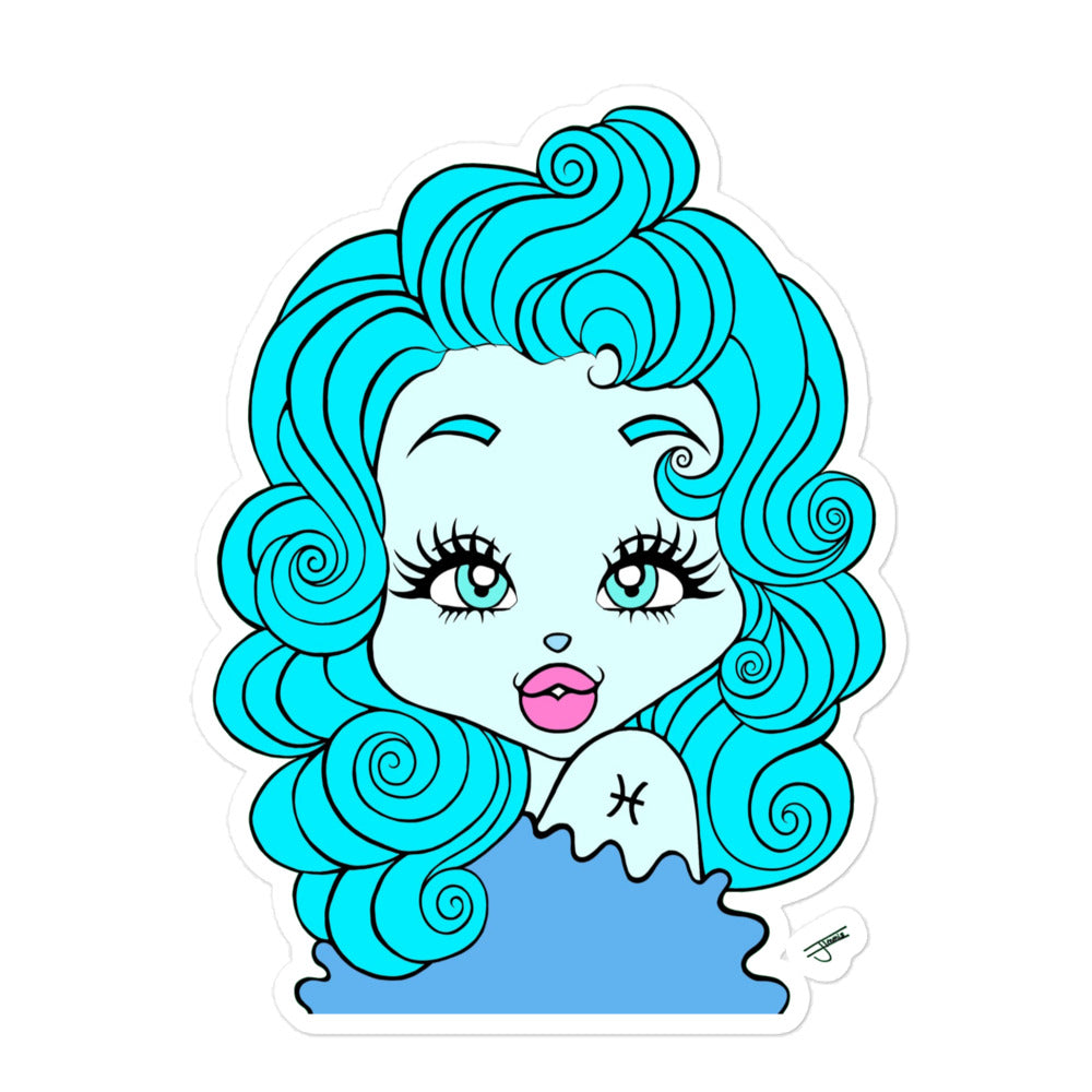 Miss Pisces Sticker