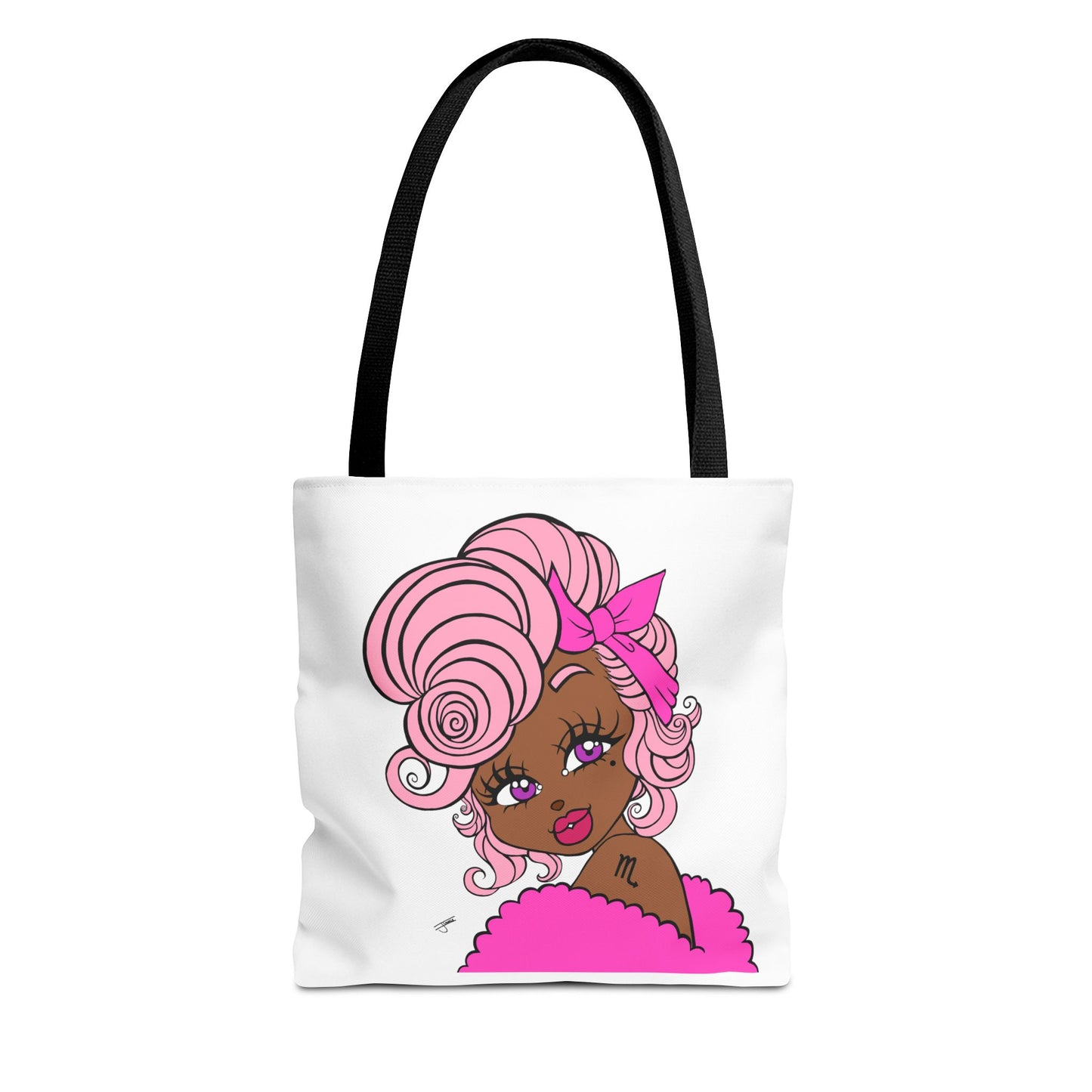 Miss Scorpio Pink Tote Bag