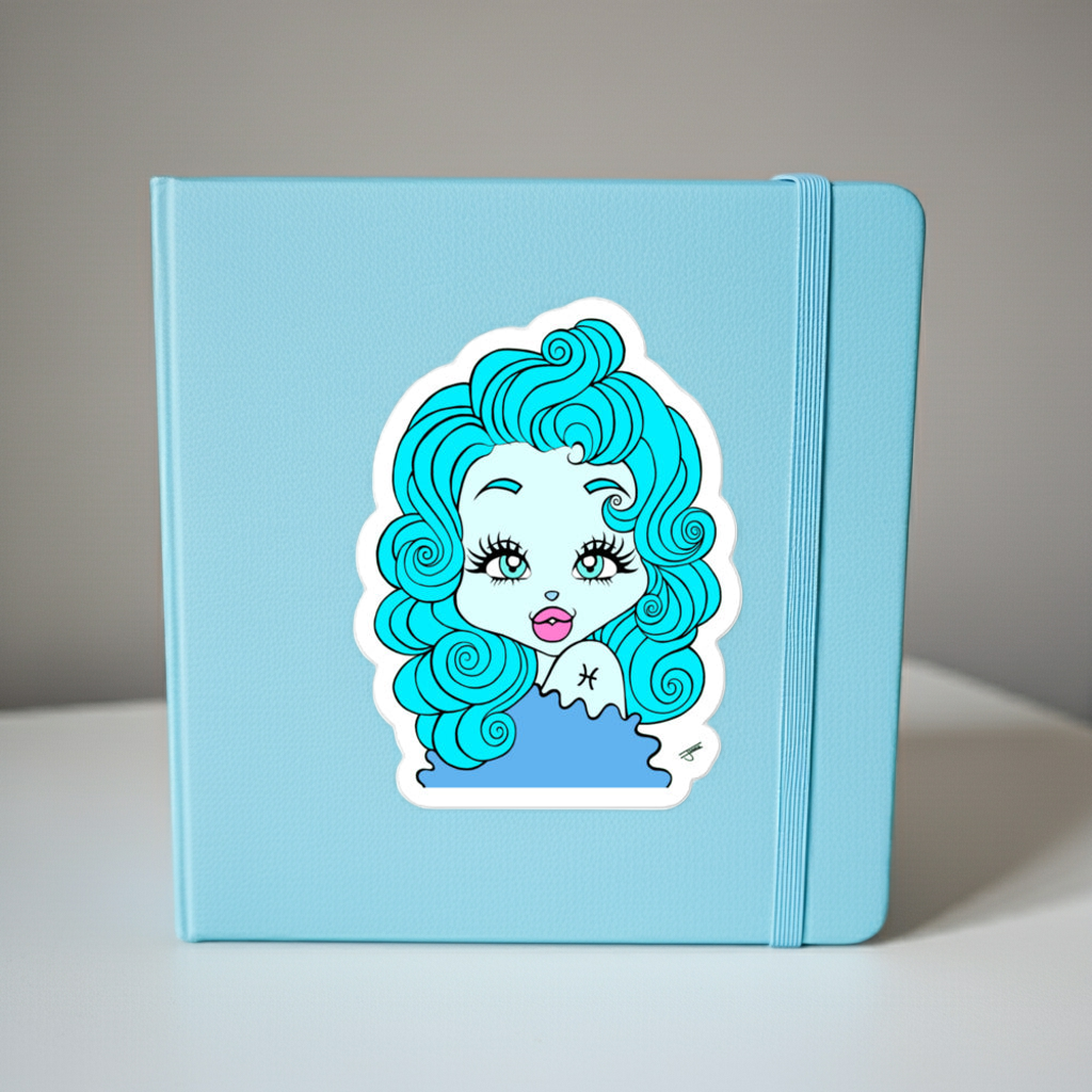 Miss Pisces Sticker