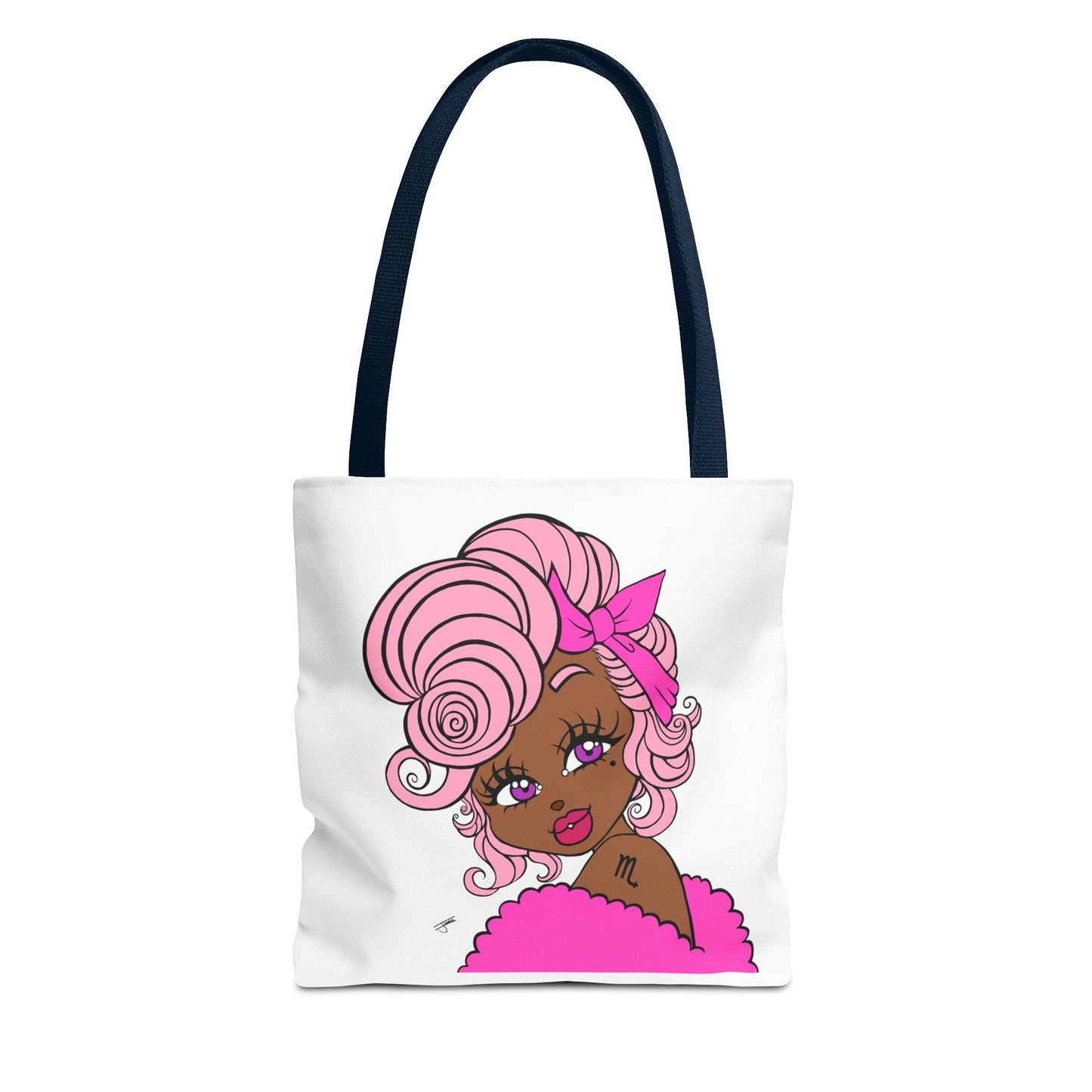 Miss Scorpio Pink Tote Bag