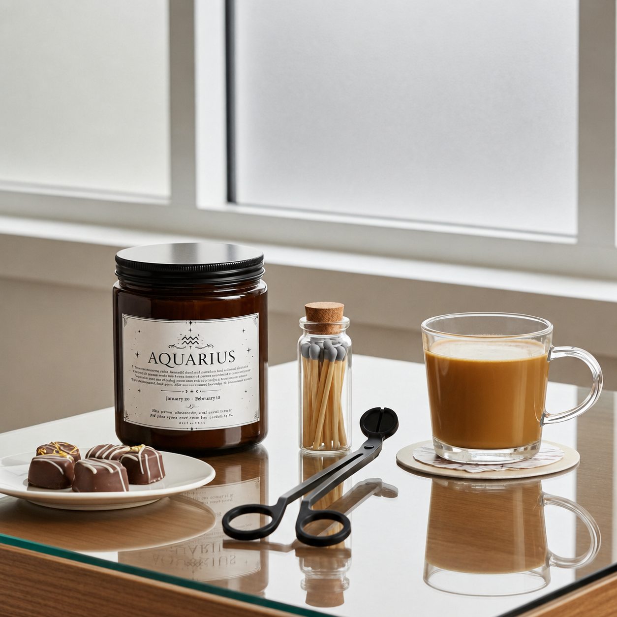 Aquarius Luxury Candle Gift Set
