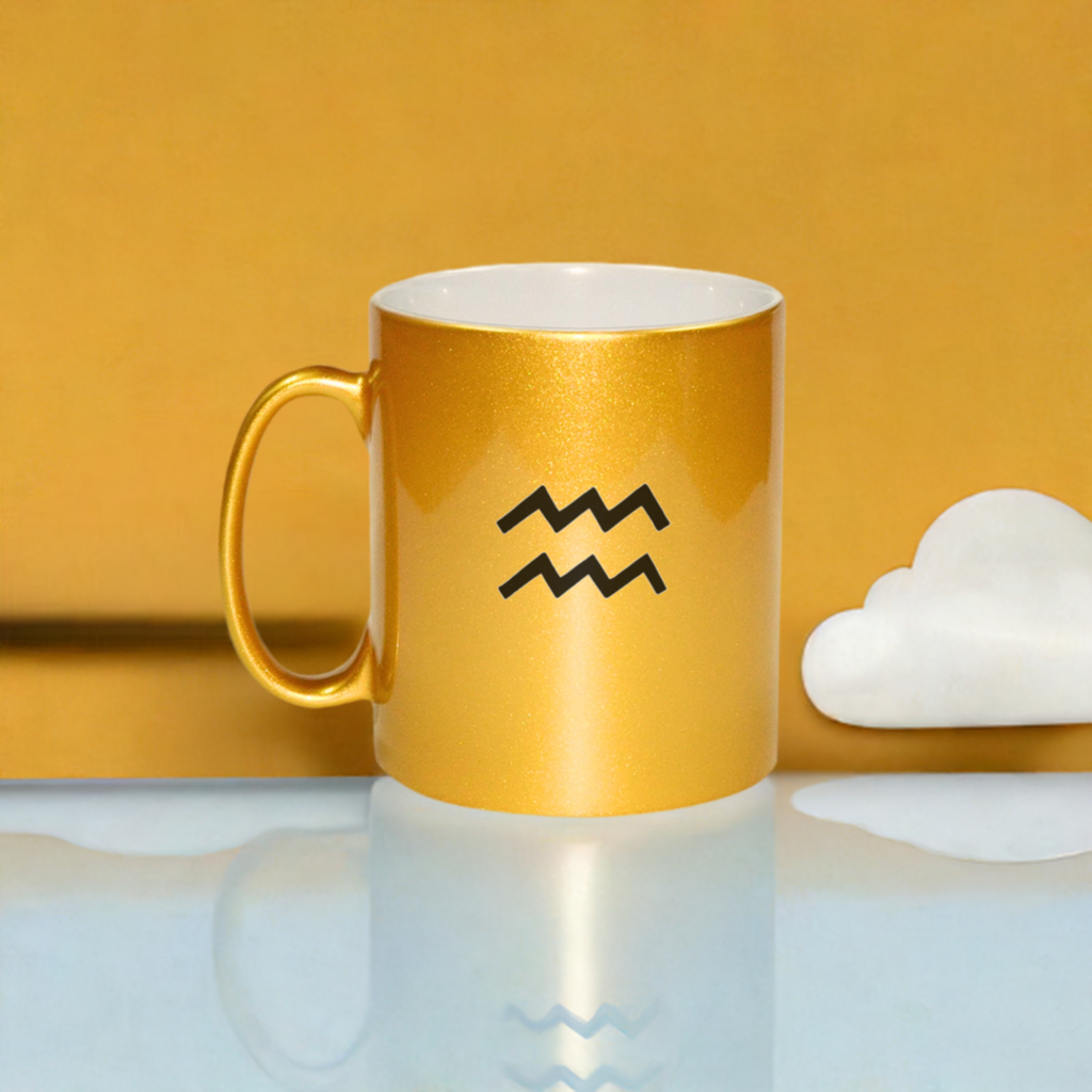 Aquarius Mug Silver / Gold