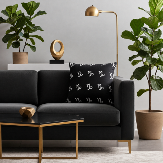 Capricorn_Black_Pillow_by_Shopimmis.com