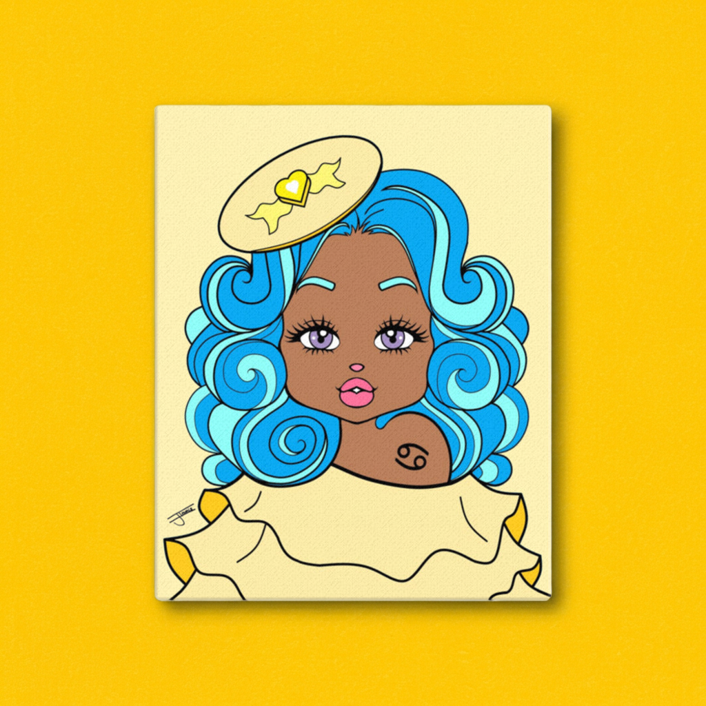 Miss Cancerian Canvas