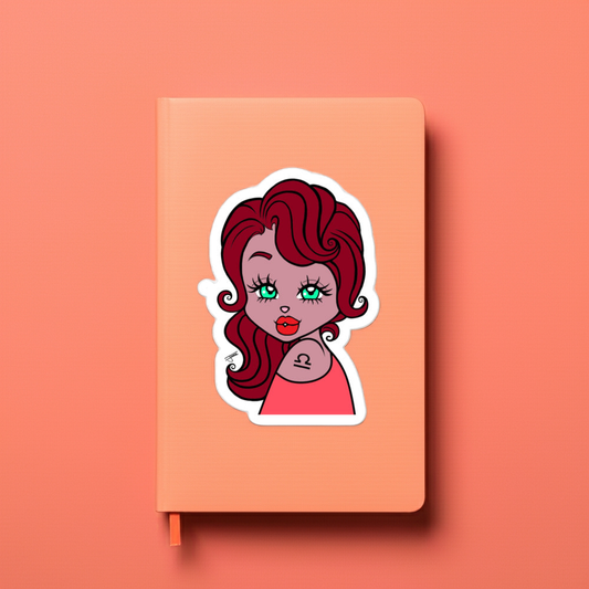 Miss Libra Sticker