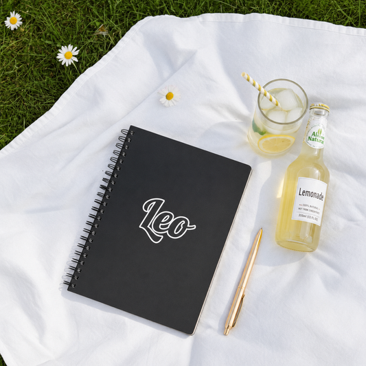 Leo Spiral notebook (Black)