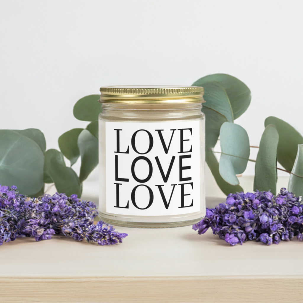 Love Love Love Candle