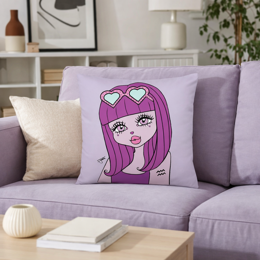 Miss Aquarius Pillow