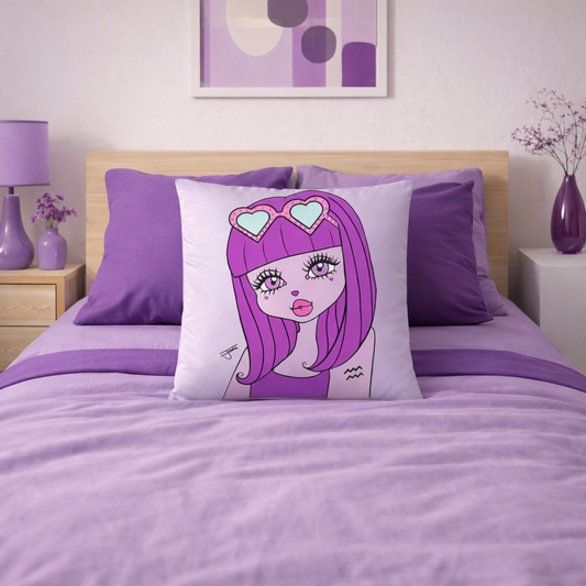 Miss Aquarius Pillow