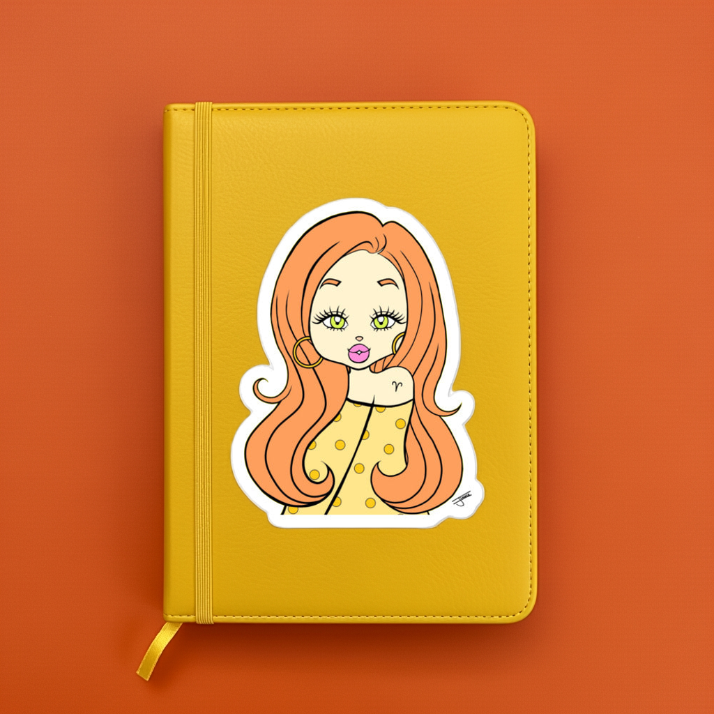 Miss Aries Sticker by Shopimmis.com