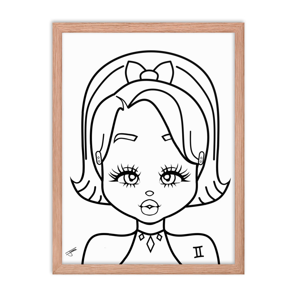 Miss Gemini Poster by Shopimmis.com red oak