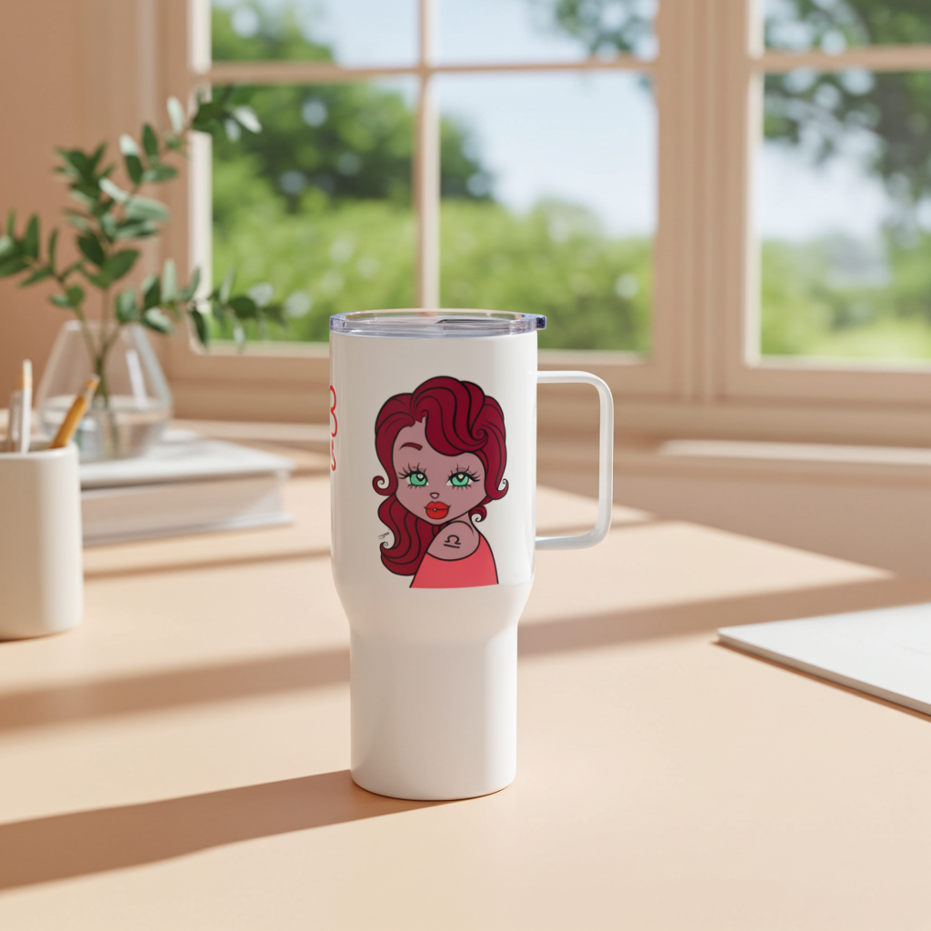 Miss Libra Travel mug