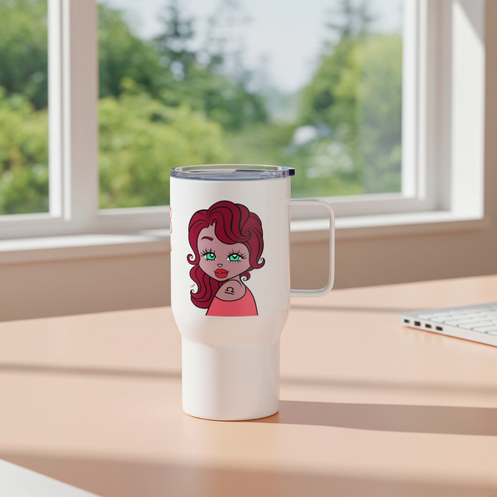 Miss Libra Travel mug