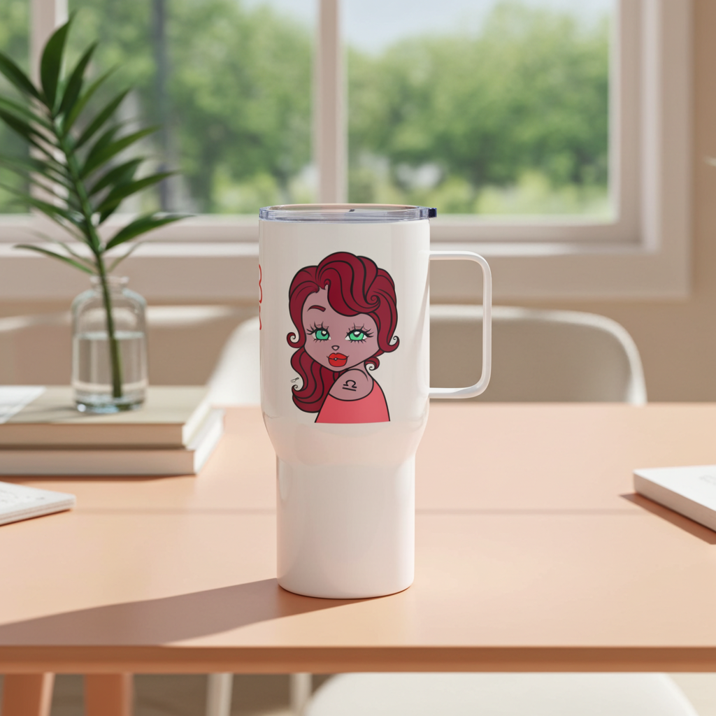 Miss Libra Travel mug