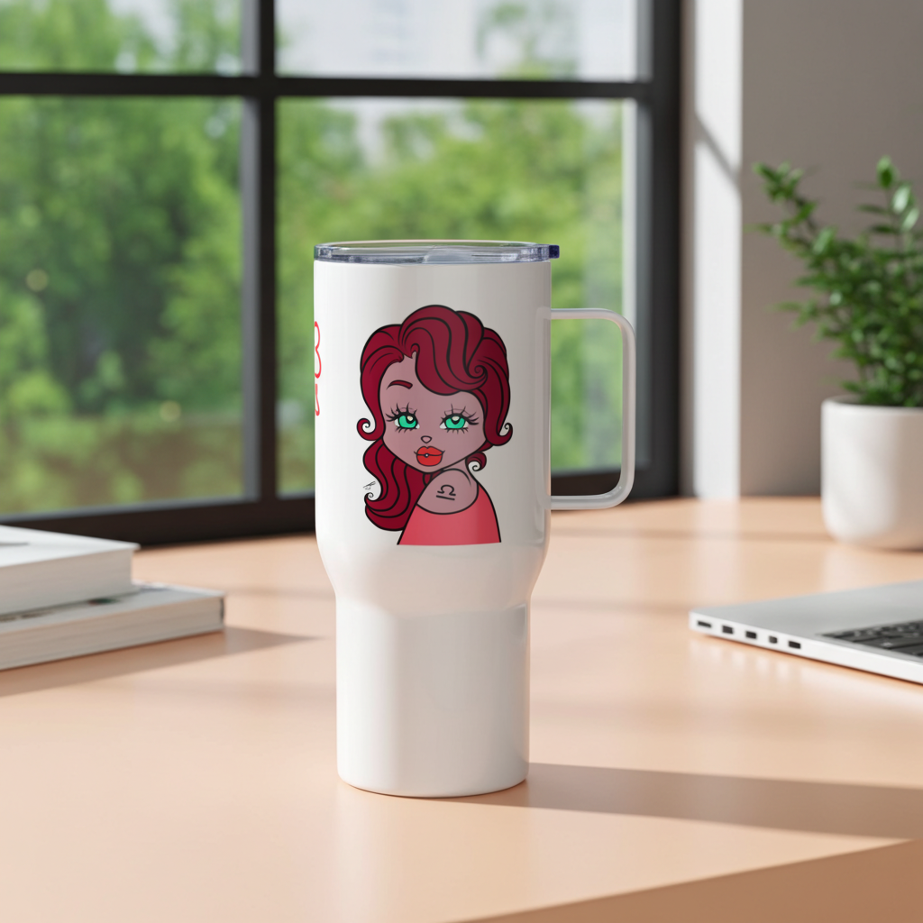 Miss Libra Travel mug