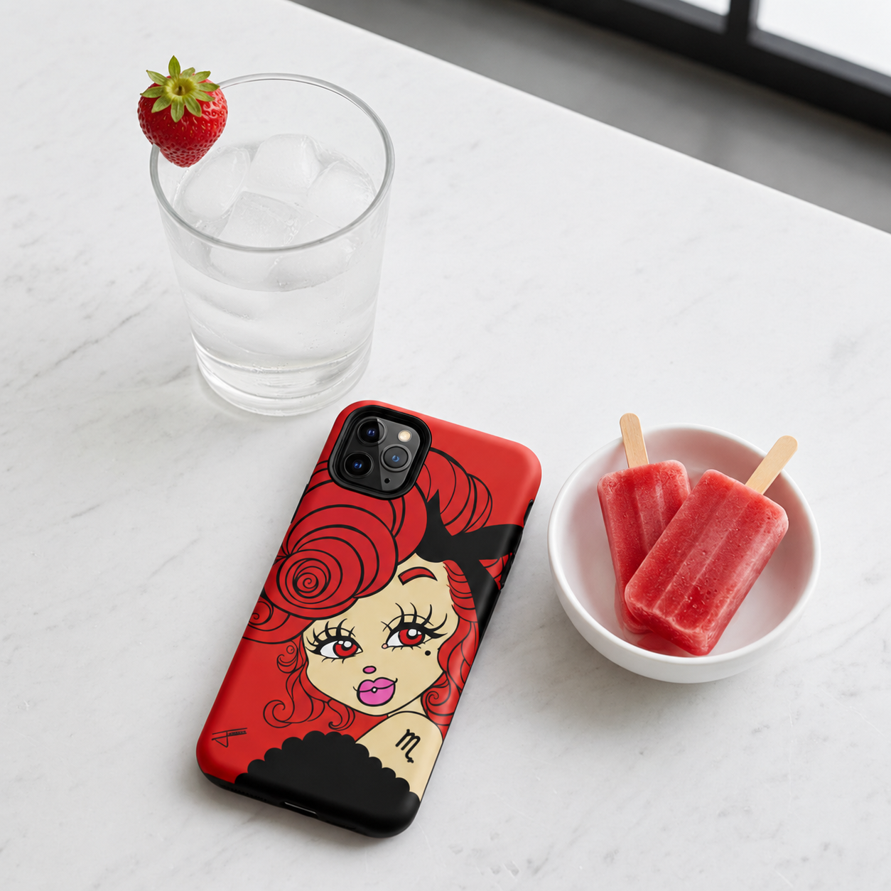 Miss Scorpio iPhone case