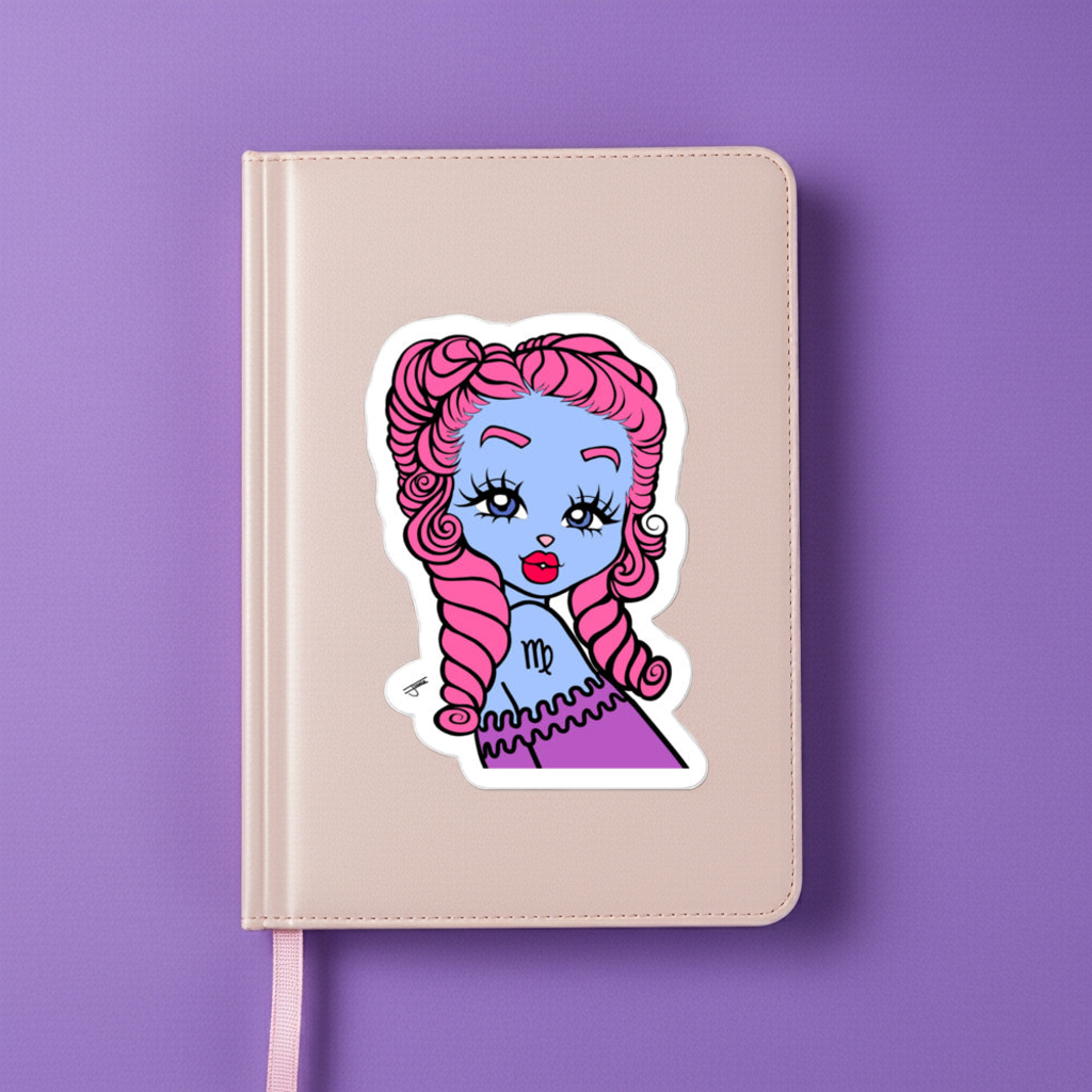 Miss Virgo Sticker by Shopimmis.com