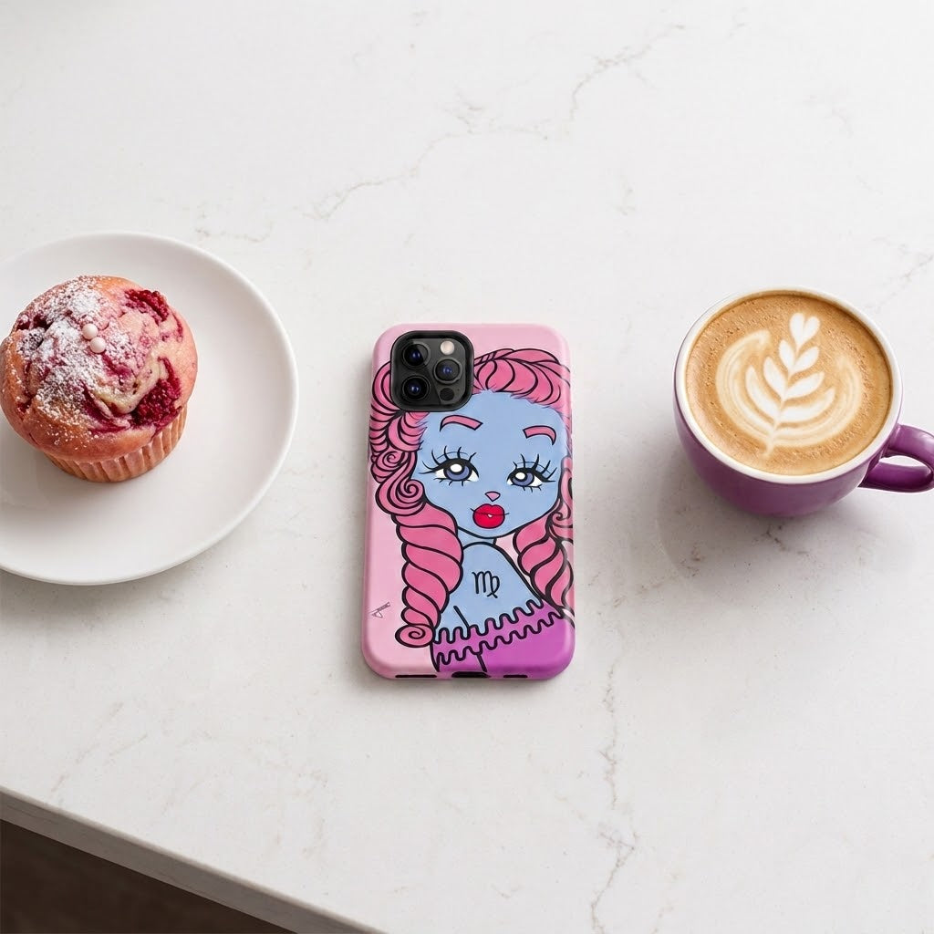 Miss Virgo iPhone case