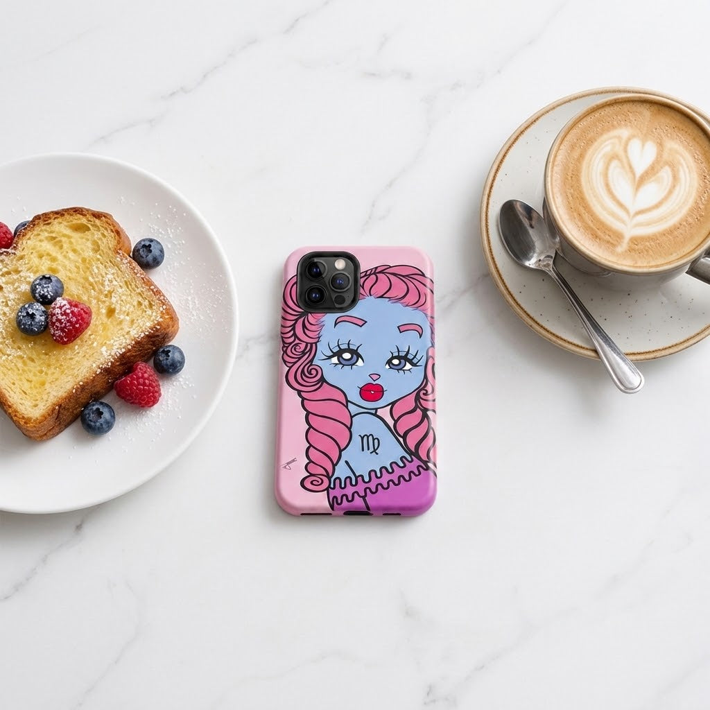 Miss Virgo iPhone case