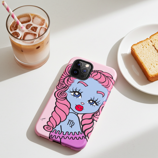 Miss Virgo iPhone case