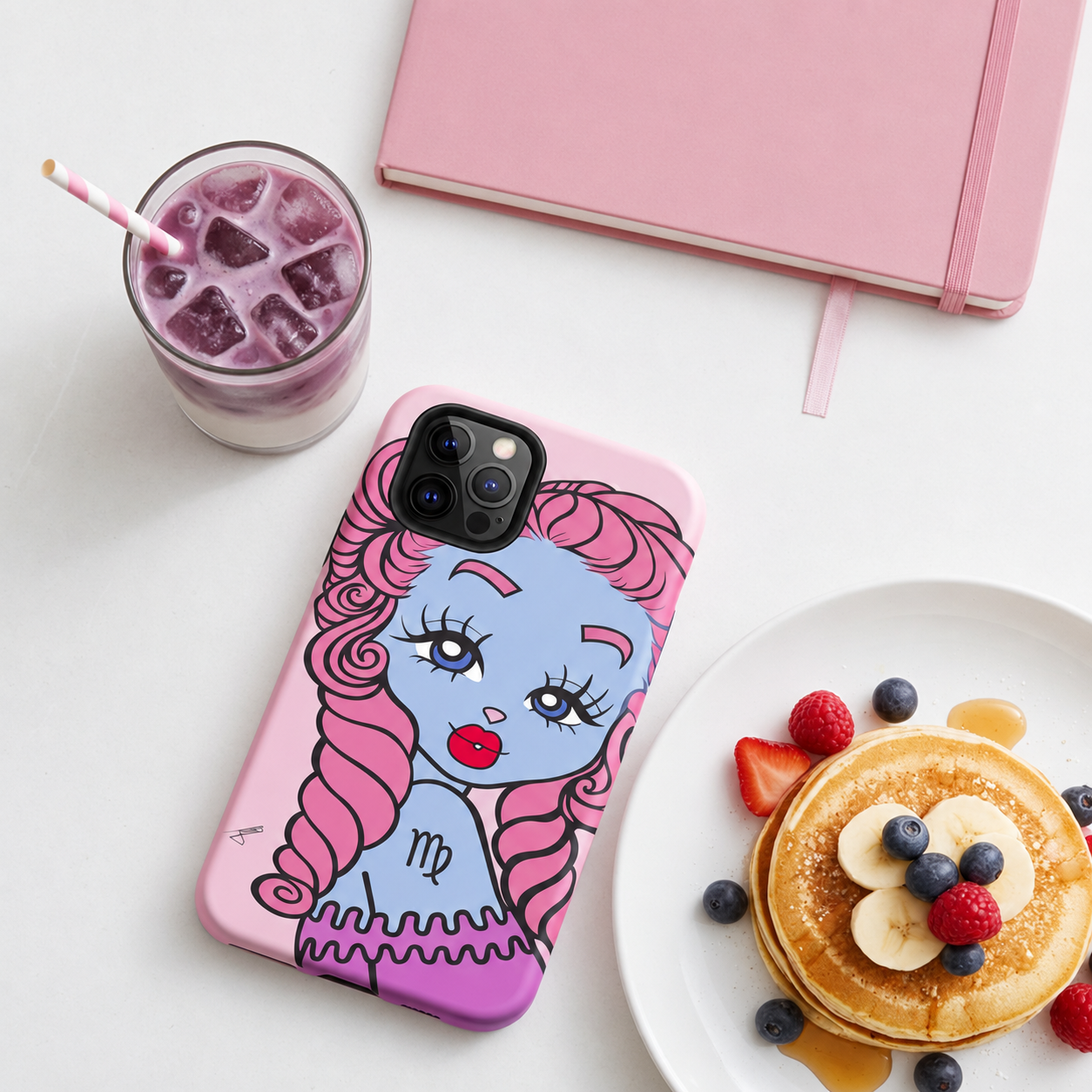 Miss Virgo iPhone case
