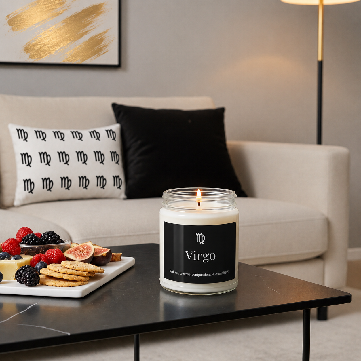Virgo Scented Soy Candle