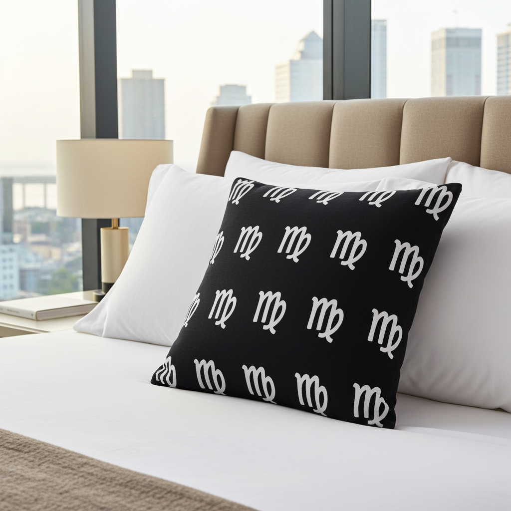 Virgo Premium Pillow Black