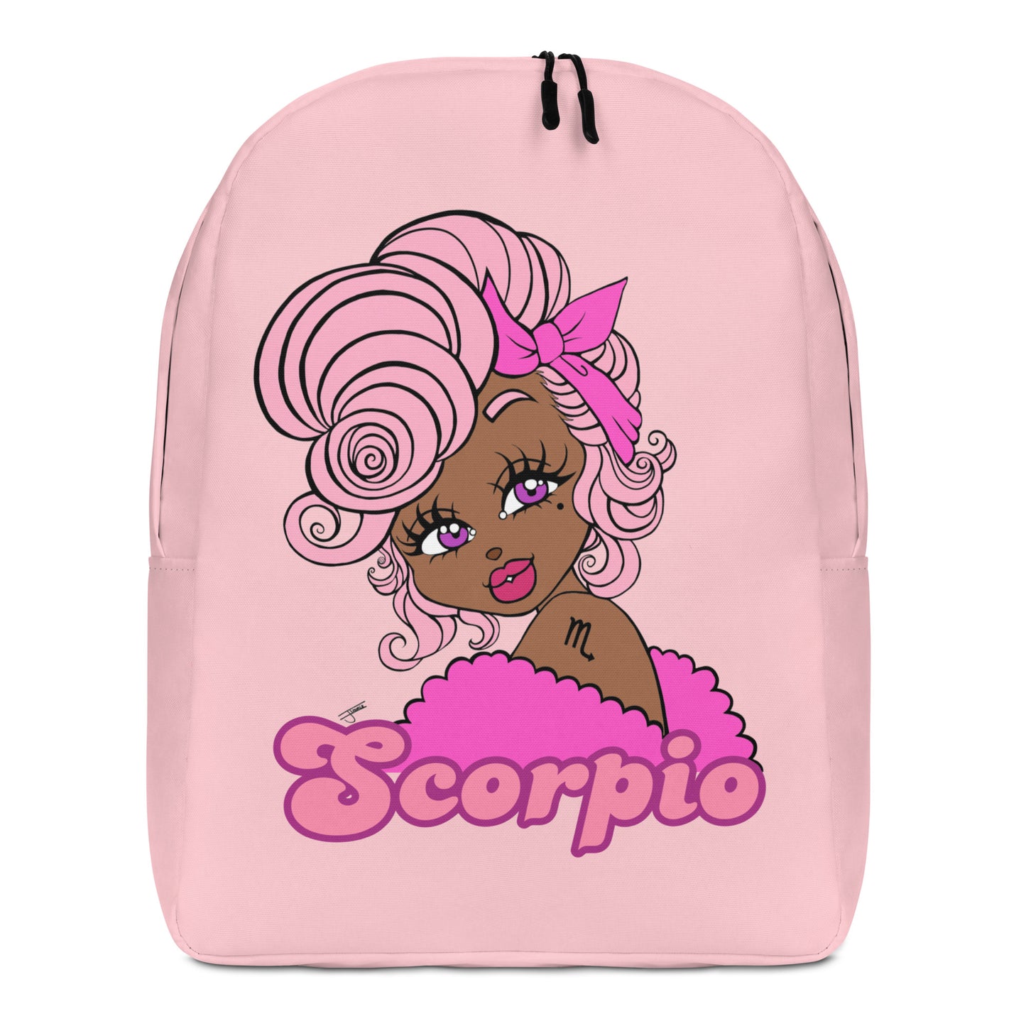 Miss Scorpio Pink Bookbag