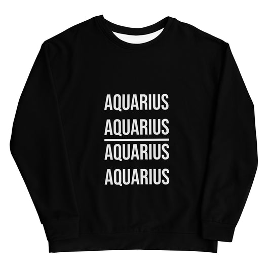 Aquarius Sweatshirt Black