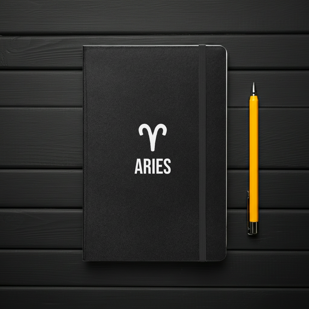 Aries Hardcover Notebook