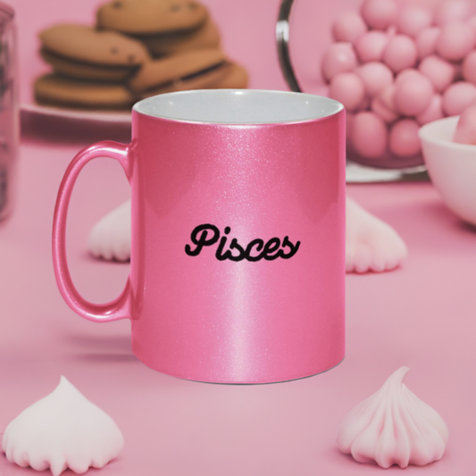 Pisces Pink Shimmer Mug