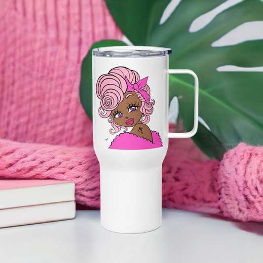 Miss Scorpio Pink Travel Mug