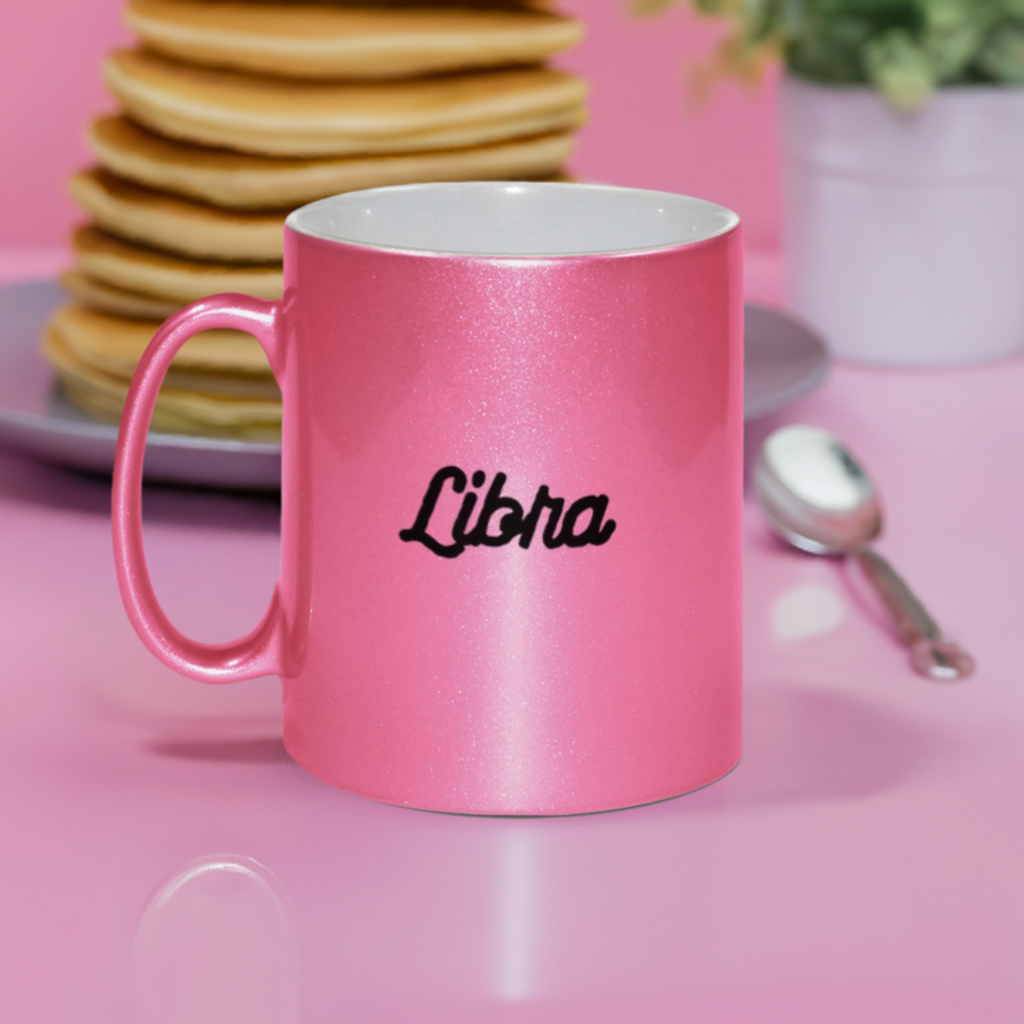 Libra Pink Shimmer Mug