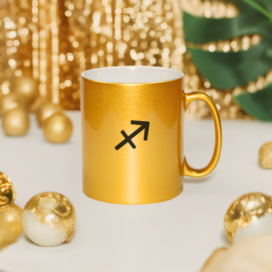 Sagittarius Mug Silver / Gold