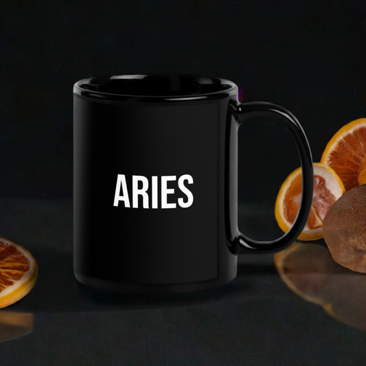 Aries Mug Black