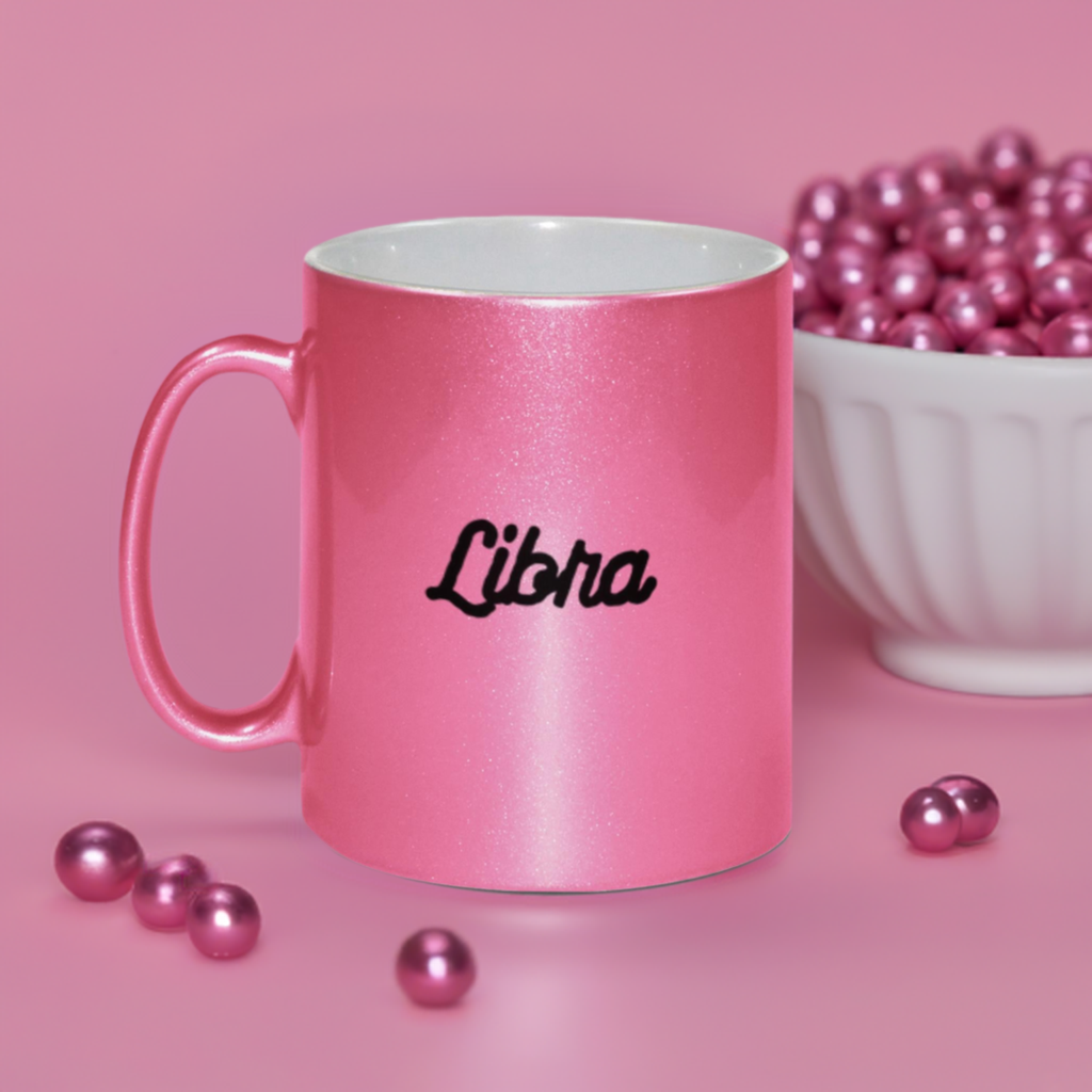 Libra Pink Shimmer Mug