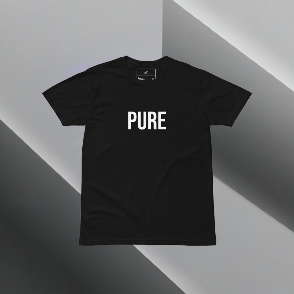 PURE Premium T-Shirt Black (Men / Women)