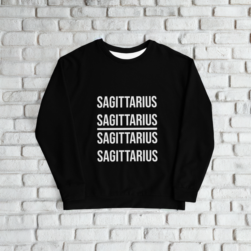 Sagittarius Sweatshirt Black