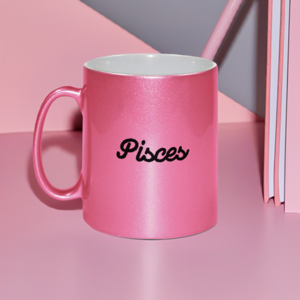 Pisces Pink Shimmer Mug