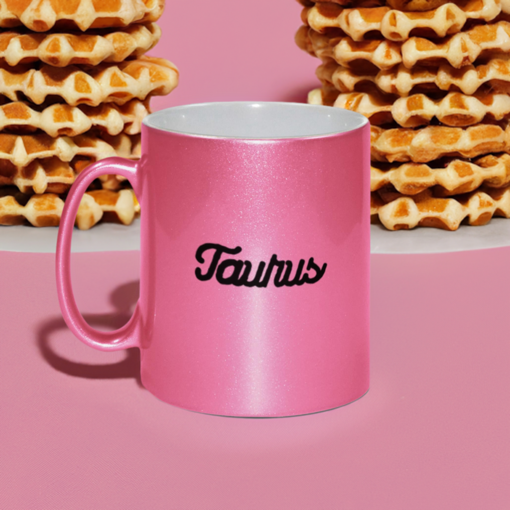 Taurus Pink Shimmer Mug