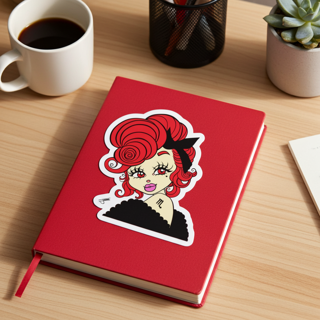 Miss Scorpio Sticker