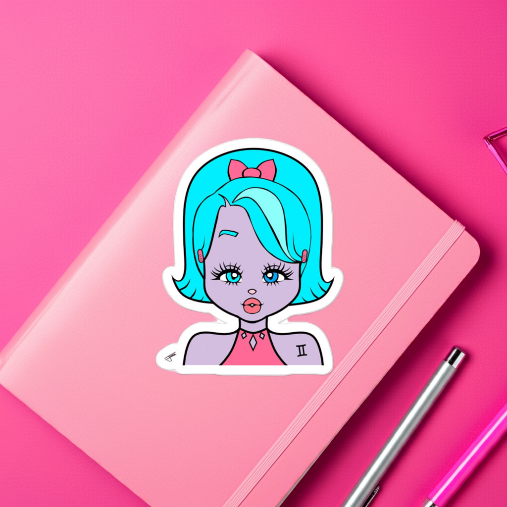 Miss Gemini Sticker