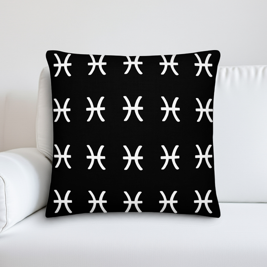 Pisces Premium Pillow Black