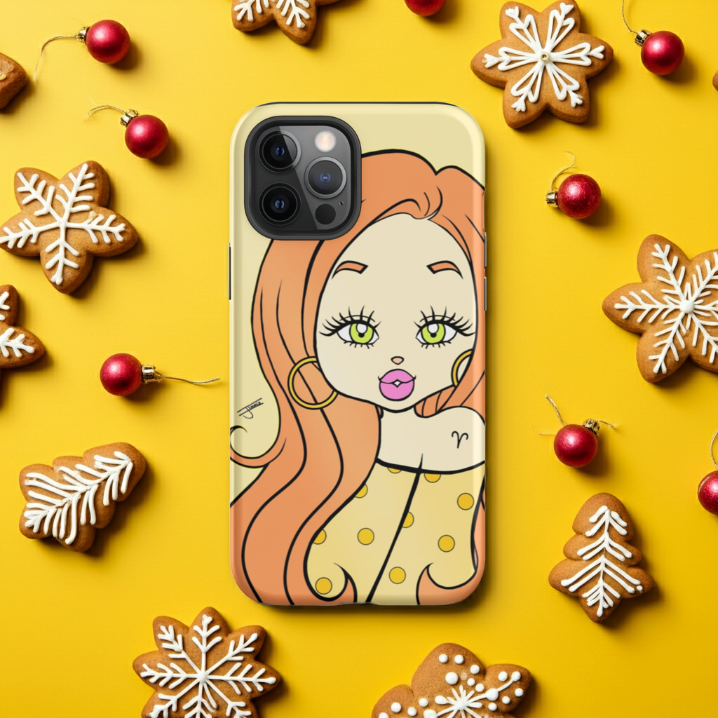 Miss Aries iPhone case
