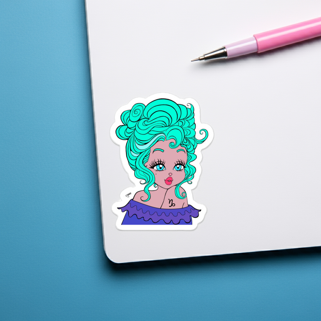 Miss Capricorn Sticker
