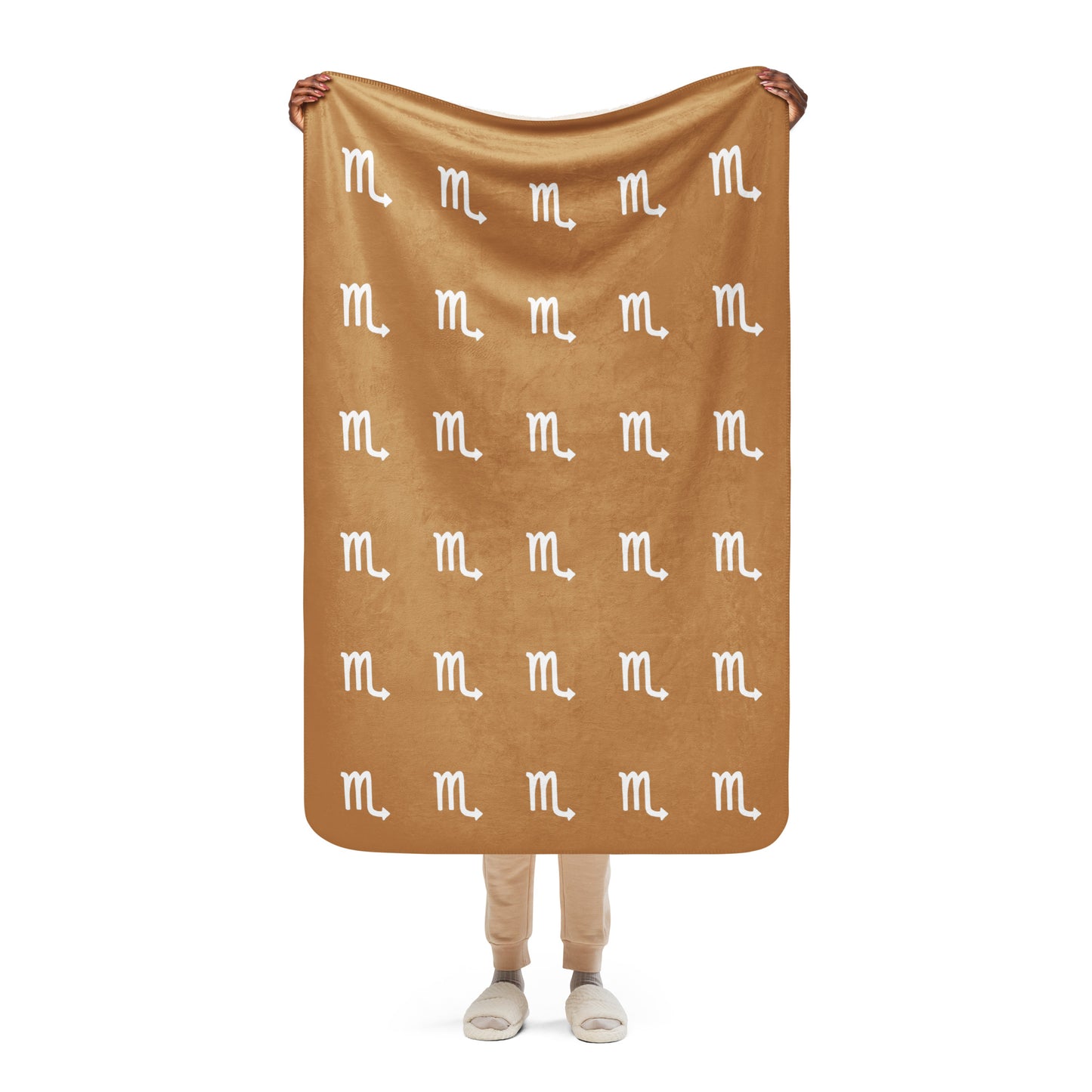 Scorpio Sherpa Blanket (Brown)