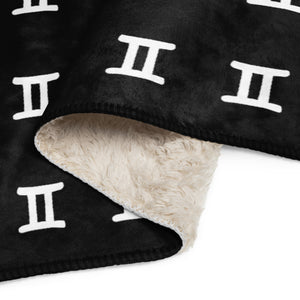 Gemini Sherpa blanket Black