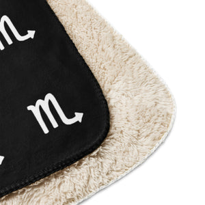 Scorpio Sherpa Blanket Black
