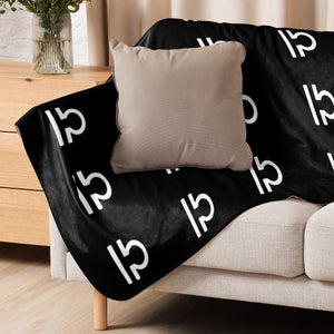 Libra Sherpa blanket Black