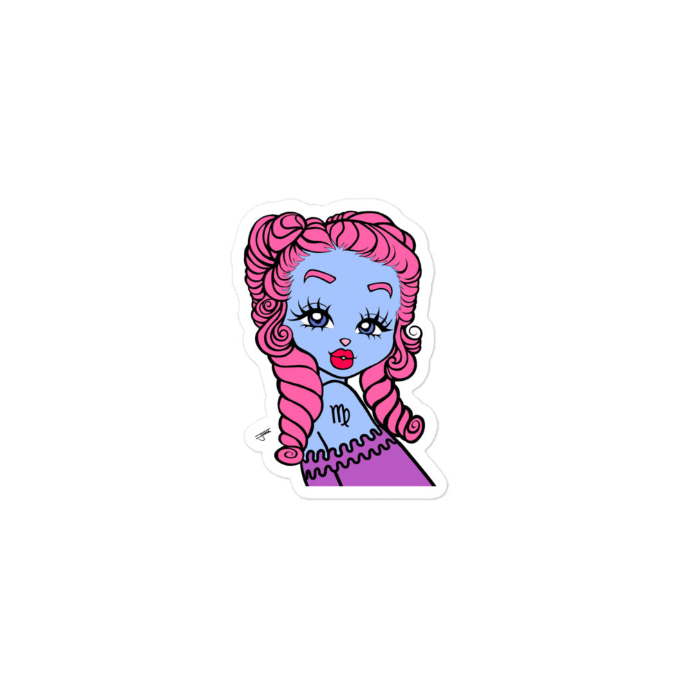Miss Virgo Sticker by Shopimmis.com